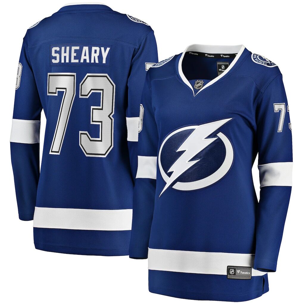 Conor Sheary Tampa Bay Lightning Fashion7 Women's Home Breakaway Player Jersey