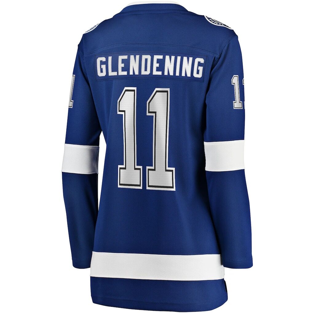 Luke Glendening Tampa Bay Lightning Fashion7 Women's Home Breakaway Player Jersey