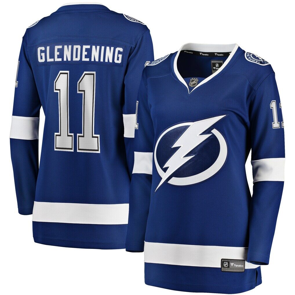 Luke Glendening Tampa Bay Lightning Fashion7 Women's Home Breakaway Player Jersey