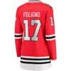 Nick Foligno Chicago Blackhawks Fashion7 Women's Home Breakaway Player Jersey - Red - Detail View