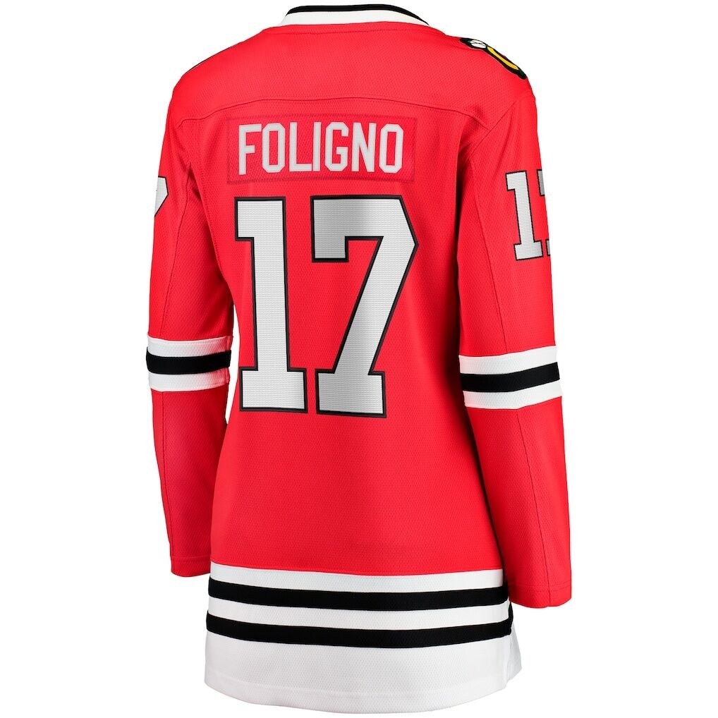 Nick Foligno Chicago Blackhawks Fashion7 Women's Home Breakaway Player Jersey