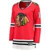 Jason Dickinson Chicago Blackhawks Fashion7 Women's Home Breakaway Player Jersey - Red - Side View