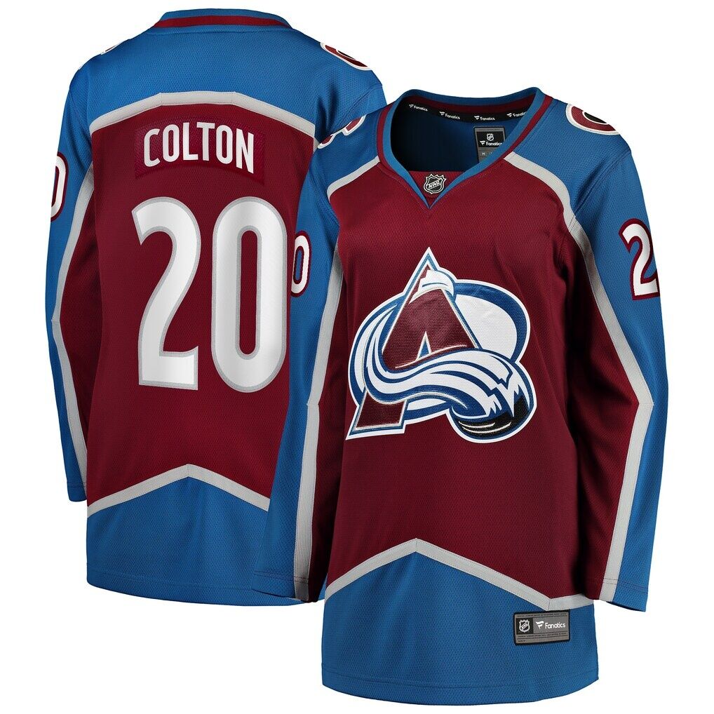 Ross Colton Colorado Avalanche Fashion7 Women's Home Breakaway Player Jersey - Maroon