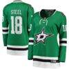 Sam Steel Dallas Stars Fashion7 Women's Home Breakaway Player Jersey - - Front View