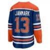 Mattias Janmark Edmonton Oilers Fashion7 Home Breakaway Jersey - - Detail View
