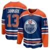 Mattias Janmark Edmonton Oilers Fashion7 Home Breakaway Jersey - - Front View