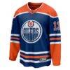 Mattias Janmark Edmonton Oilers Fashion7 Home Breakaway Jersey - - Side View