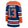 Mattias Janmark Edmonton Oilers Fashion7 Women's Home Breakaway Player Jersey - - Detail View