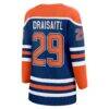 Leon Draisaitl Edmonton Oilers Fashion7 Women's Home Breakaway Player Jersey - - Detail View
