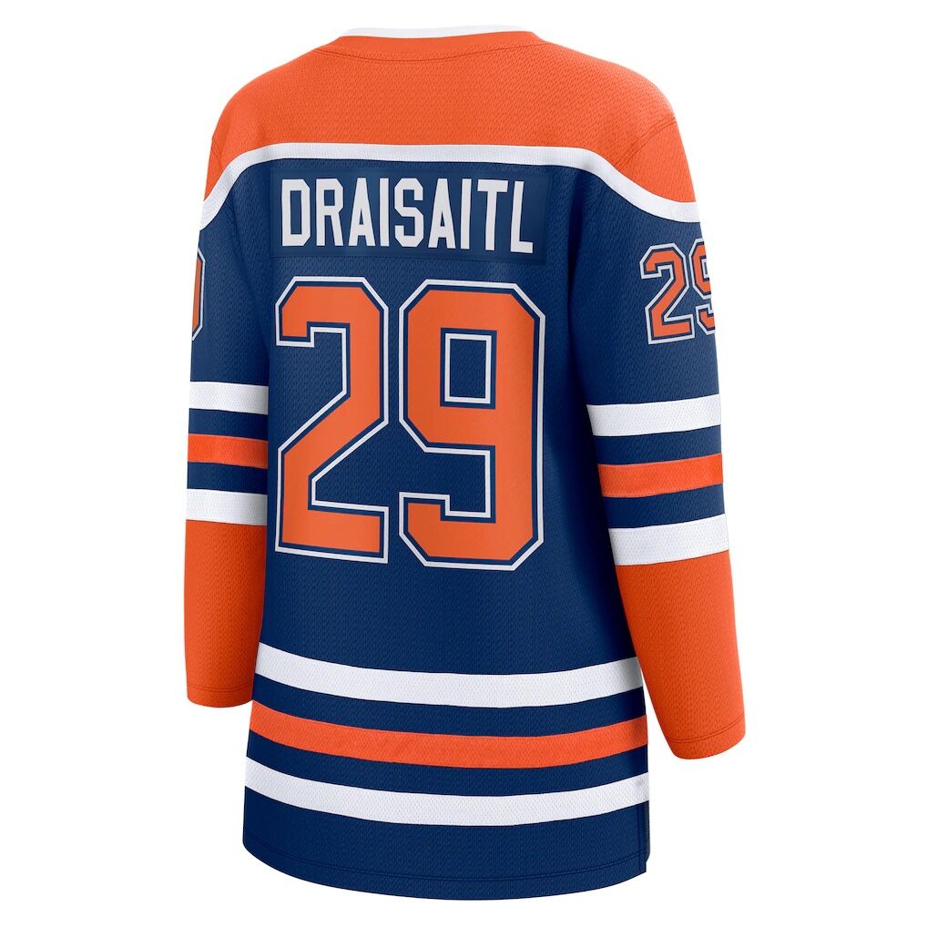 Leon Draisaitl Edmonton Oilers Fashion7 Women's Home Breakaway Player Jersey - Royal