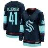 Pierre-Edouard Bellemare Seattle Kraken Fashion7 Women's Home Breakaway Player Jersey - - Front View