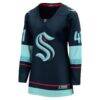 Pierre-Edouard Bellemare Seattle Kraken Fashion7 Women's Home Breakaway Player Jersey - - Side View