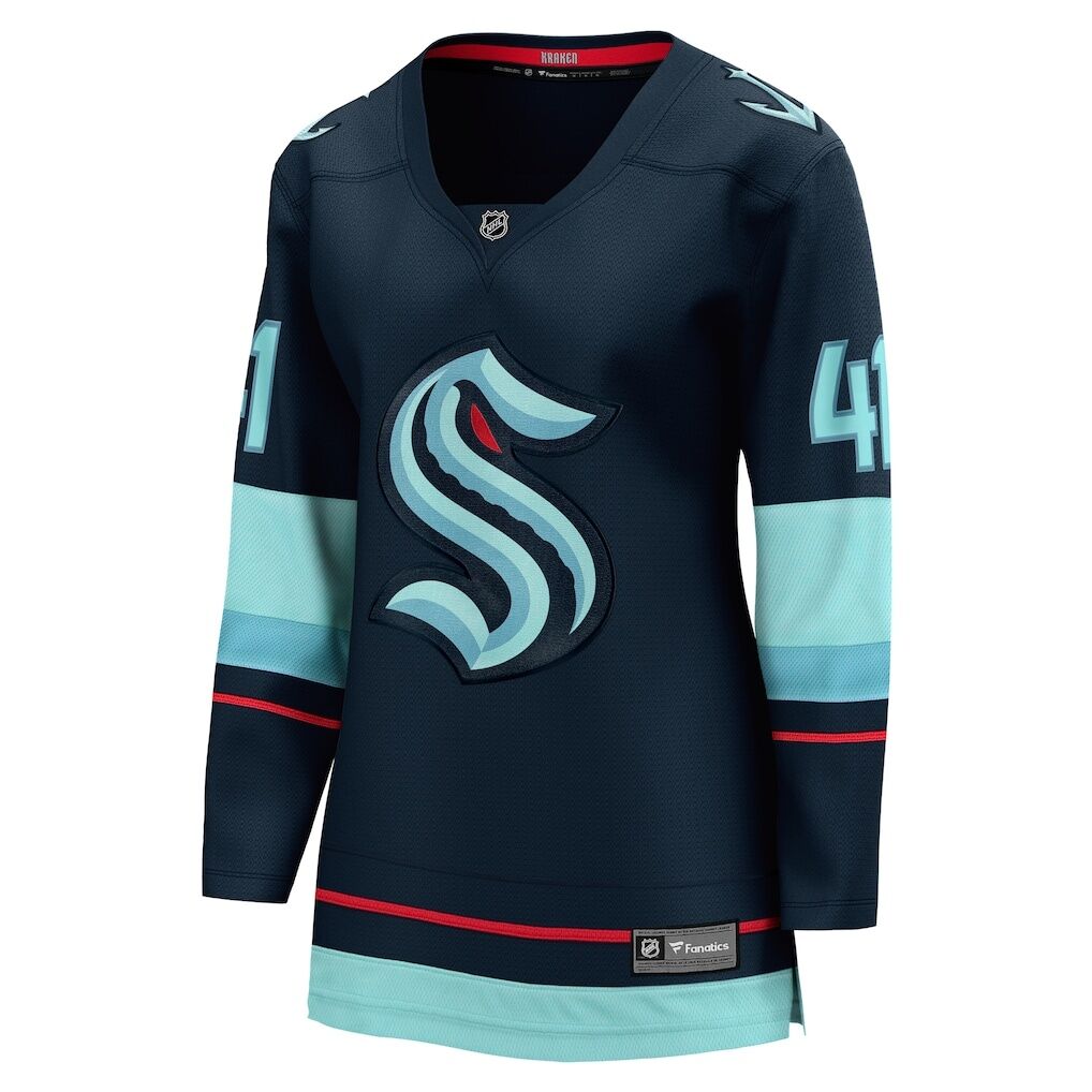 Pierre-Edouard Bellemare Seattle Kraken Fashion7 Women's Home Breakaway Player Jersey - Deep Sea Blue