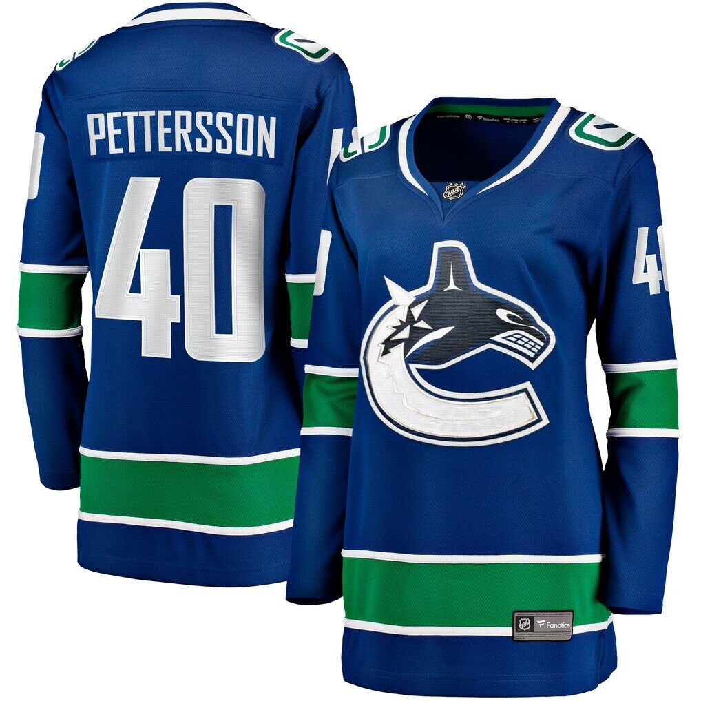 Elias Pettersson Vancouver Canucks Fashion7 Women's Home Breakaway Player Jersey