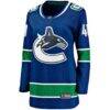 Elias Pettersson Vancouver Canucks Fashion7 Women's Home Breakaway Player Jersey - Blue - Side View