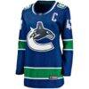 Quinn Hughes Vancouver Canucks Fashion7 Women's Home Breakaway Player Jersey - Blue - Side View