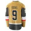 Jack Eichel Vegas Golden Knights Fashion7 Home Breakaway Jersey - Gold - Detail View