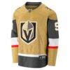 Jack Eichel Vegas Golden Knights Fashion7 Home Breakaway Jersey - Gold - Side View