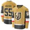 Keegan Kolesar Vegas Golden Knights Fashion7 Home Breakaway Jersey - Gold - Front View