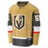 Keegan Kolesar Vegas Golden Knights Fashion7 Home Breakaway Jersey - Gold - Side View