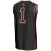 #70 Ball State Cardinals GameDay Greats Unisex Lightweight Basketball Jersey - Black - Detail View