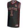 #70 Ball State Cardinals GameDay Greats Unisex Lightweight Basketball Jersey - Black - Side View