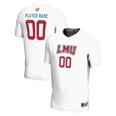 Loyola Marymount Lions GameDay Greats NIL Pick-A-Player Lightweight Soccer Jersey - White - Front View