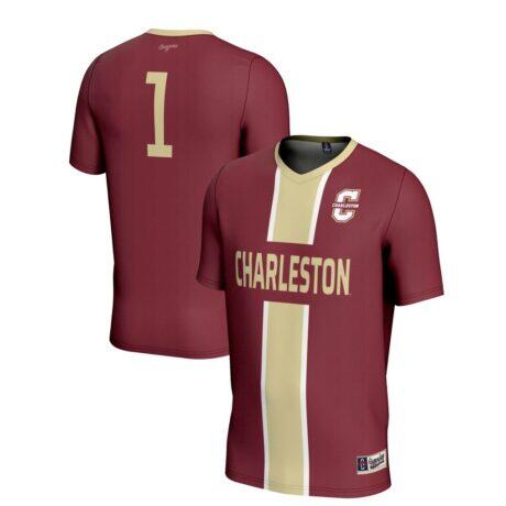 #1 Charleston Cougars GameDay Greats Youth Lightweight Men's Soccer Jersey - - Front View