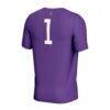 #1 Furman Paladins GameDay Greats Youth Lightweight Men's Soccer Jersey - Purple - Detail View
