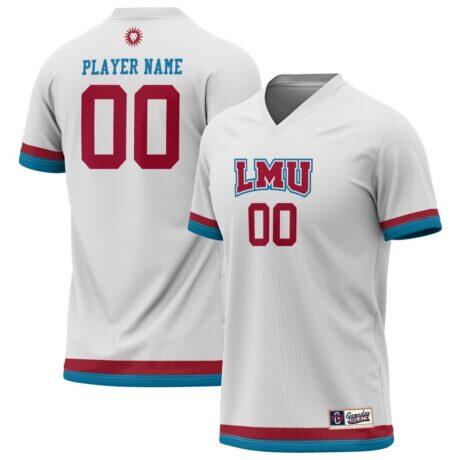 Loyola Marymount Lions GameDay Greats U NIL Pick-A-Player Lightweight Soccer Jersey - White - Front View