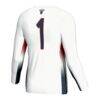 #1 Howard Bison GameDay Greats Unisex Lightweight Volleyball Jersey - White - Detail View