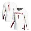 #1 Charleston Cougars GameDay Greats Youth Lightweight Women's Volleyball Jersey - White - Front View