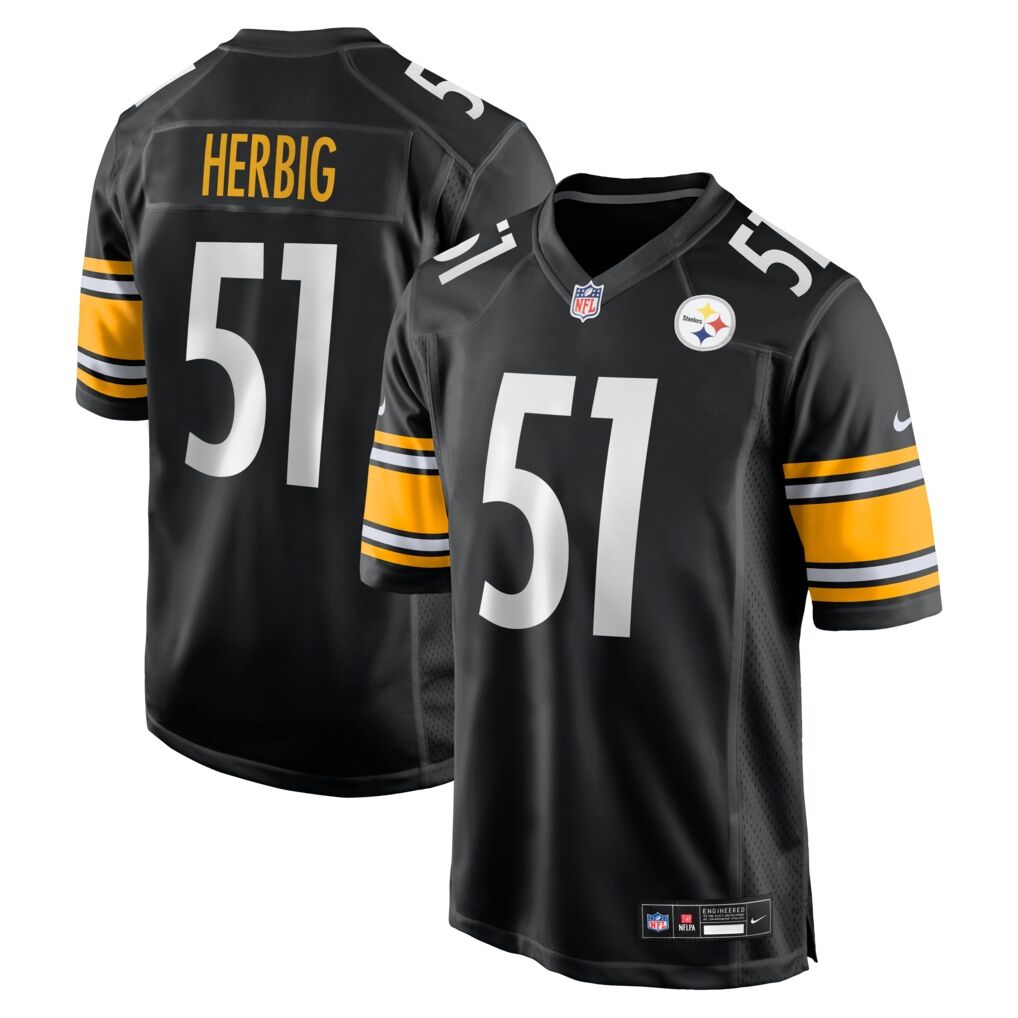 Nick Herbig Pittsburgh Steelers Nike  Game Jersey
