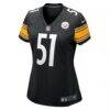 Nick Herbig Pittsburgh Steelers Nike Women's Game Jersey - Black - Side View