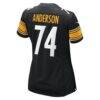Spencer Anderson Pittsburgh Steelers Nike Women's Game Jersey - Black - Detail View