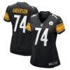 Spencer Anderson Pittsburgh Steelers Nike Women's Game Jersey - Black - Front View