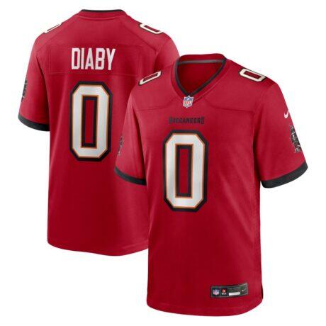 YaYa Diaby Tampa Bay Buccaneers Nike Game Jersey - Red - Front View