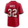 Josh Hayes Tampa Bay Buccaneers Nike Game Jersey - Red - Detail View