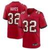 Josh Hayes Tampa Bay Buccaneers Nike Game Jersey - Red - Front View