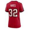 Josh Hayes Tampa Bay Buccaneers Nike Women's Game Jersey - Red - Detail View
