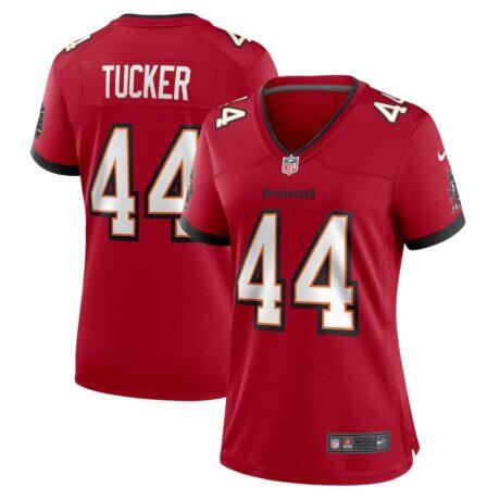 Sean Tucker Tampa Bay Buccaneers Nike Women's Game Jersey - Red - Front View
