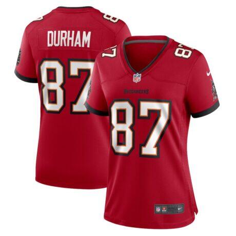 Payne Durham Tampa Bay Buccaneers Nike Women's Game Jersey - Red - Front View