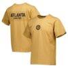 Atlanta United FC Street Heavyweight Relaxed T-Shirt - Gold - Front View