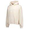 New York City FC Tonal Team Primary Logo Oversized Raglan Pullover Hoodie - Cream - Side View