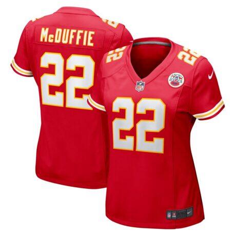 Trent McDuffie Kansas City Chiefs Nike Women's Game Jersey - Red - Front View
