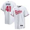 Joe Ryan Minnesota Twins Nike Home Replica Player Jersey - White - Front View