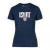 USWNT Levelwear Women's Maddox Elevate T-Shirt - Navy - Front View