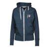 USWNT Levelwear Women's Gardinia Full-Zip Hoodie - Navy - Front View