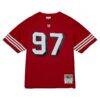 Bryant Young San Francisco 49ers Mitchell & Ness Legacy Replica Jersey - Scarlet - Side View