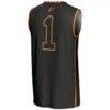 #1 Florida A&M Rattlers GameDay Greats Unisex Lightweight Basketball Jersey - Black - Detail View